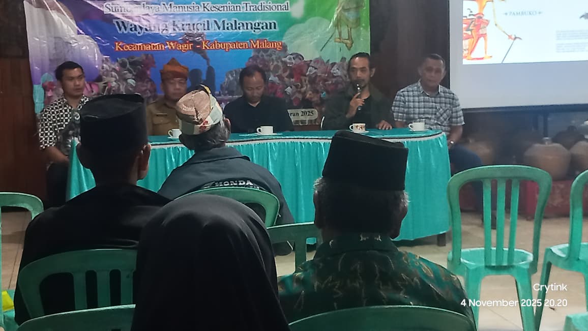 Peningkatan Pendidikan dan Pelatihan Sumber Daya Manusia Kesenian Tradisional Wayang Krucil Malangan