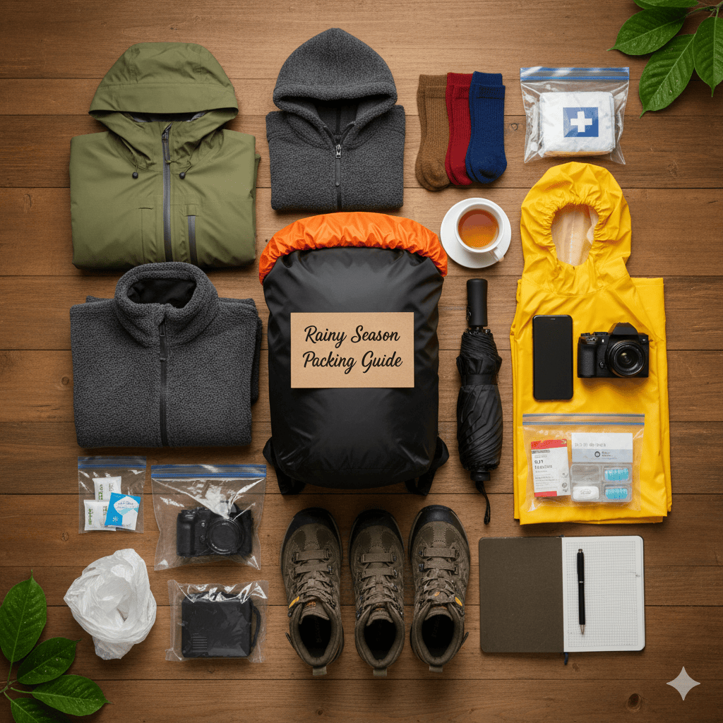 Panduan Packing Musim Hujan: Jangan Sampai Salah Bawa Barang Saat Liburan!