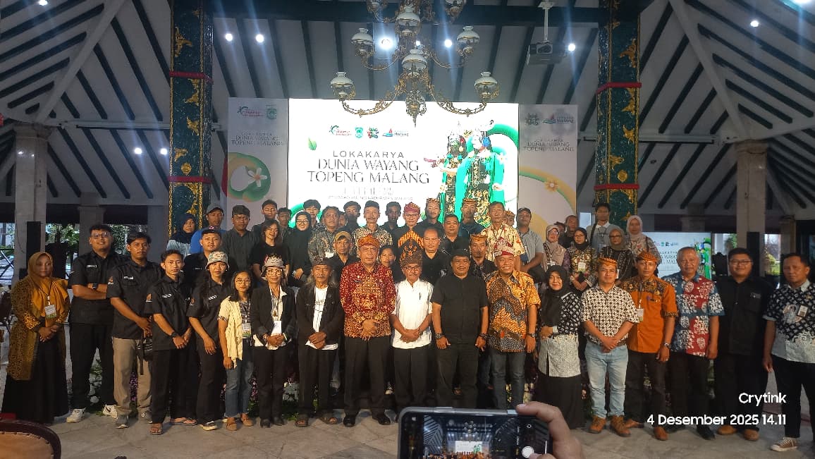 Lokakarya Dunia Wayang Topeng Malang #1 di Pendopo Agung Kabupaten Malang