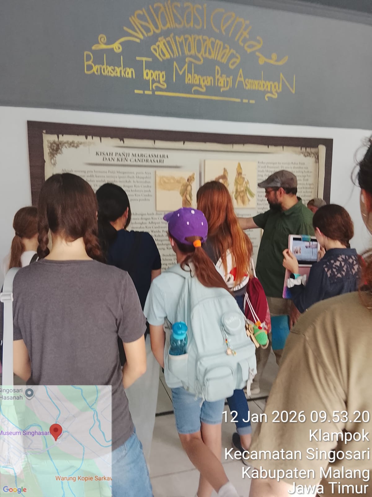 Kunjungan dari Wesley School Malang di Museum Singhasa