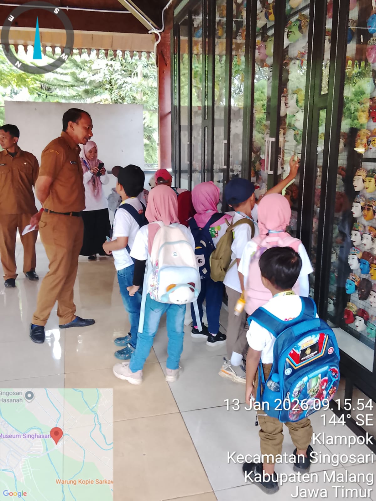 TK Salsabila Kepanjen melaksanakan kunjungan edukatif ke Museum Singhasari